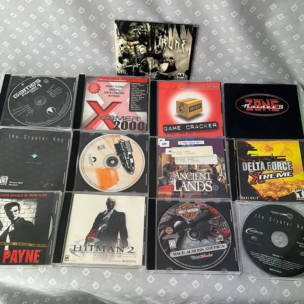 Old Computer Games and Cheat Codes 12 Games